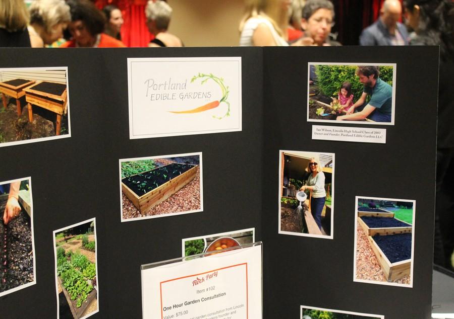 A variety of school programs, including the new garden in the courtyard, were supported at the annual Flock Party auction, held Feb. 7 at the Multnomah Athletic Club.