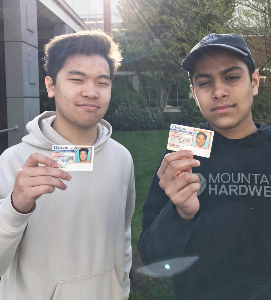Jay Sharabu (right) and Andy Nguyen, Associated student body (ASB)