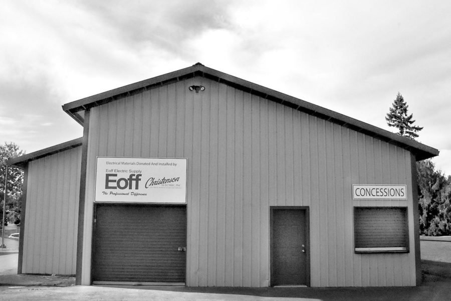 Southridge High School’s barn of softball batting cages – a stark contrast to Lincoln’s one, outdoor
cage that must be split between baseball and softball.