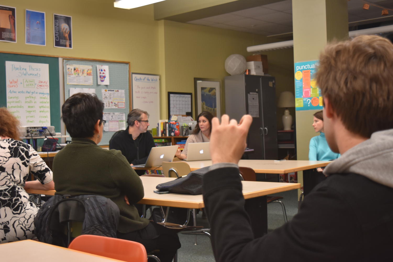 A meeting of Lincoln's Long Term Development Committee in January 2017, which became the Design Advisory Group. DAG meetings are now postponed until PPS determines how to solve budget issues with the projects.