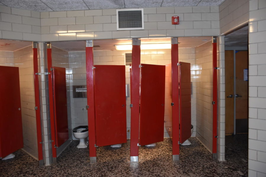 Stalls in many bathrooms are either out of order or broke, leading to long lines and a lack of access.