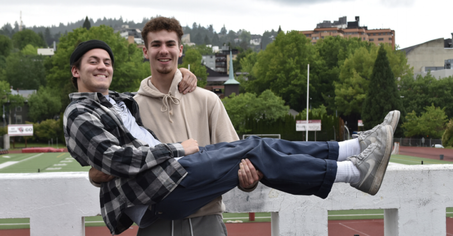 Long time reporters, Alex Paskill and Scotty Martin have been childhood friends and have worked together on the Cardinal Times publishing articles,
photojournalism pieces and videos together throughout their time on the staff.