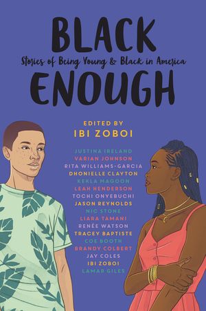 Photo of the Black Enough book cover from the Harper Collins website.