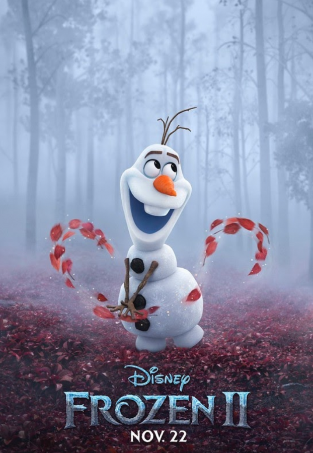 Frozen 2 official movie poster of the 2019 Disney film.  