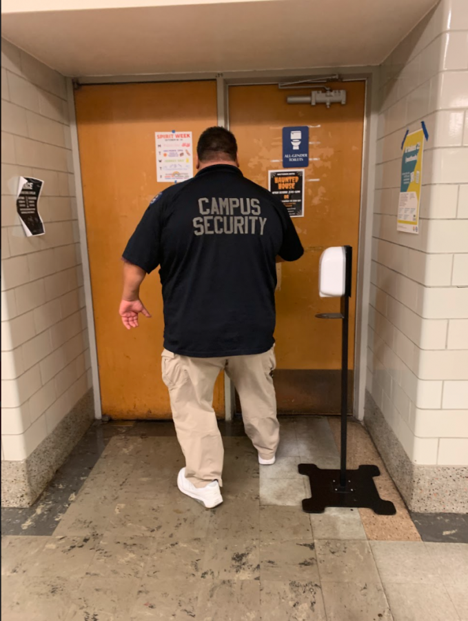 Acosta has been a campus security agent for the last four years. 