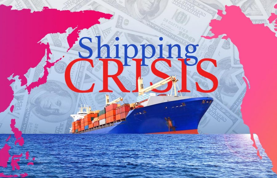 Shipping+boats+in+U.S+ports+are+anchored+at+sea%2C+unable+to+be+serviced+for+return.+A+multitude+of+factors%2C+from+labor+shortages+to+increases+in+demand%2C+has+caused+massive+pile+ups+of+shipping+boats%2C+reaching+every+level+of+the+U.S+supply+chain.