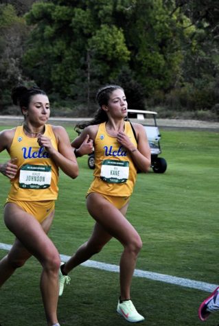Alumni Mia Kane competes for UCLA at Dellinger invite in Springfield, Oregon. 
