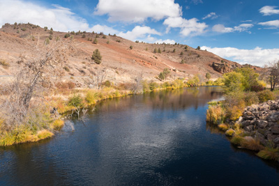 The Warm Springs River on the Warm Springs Reservation. The Warm Springs Reservation has been dealing with a water crisis for the past several years.