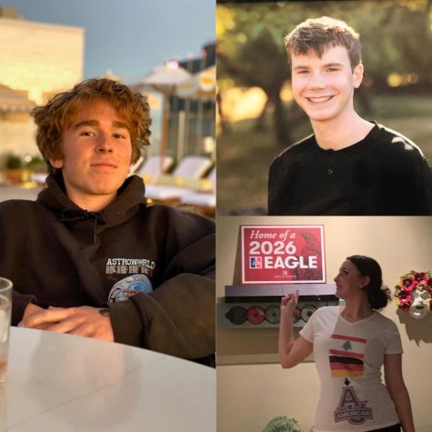 Seniors Cy Cupper (left), Kevin Gochee (top right) and Karine Hariri (bottom right) plan to take a gap year post-graduation to pursue their passions and embark on new adventures. 
