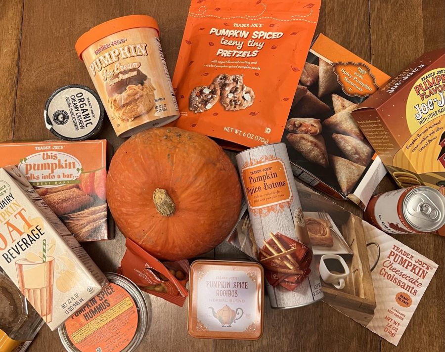 Trader Joes has a large selection of fall-themed foods.