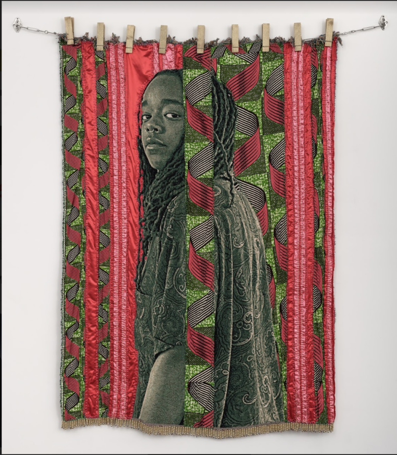 An art piece by April Bey set to be on display at the exhibition Weaving Data.
