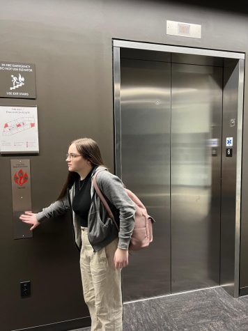 Junior Monica Gibson has an elevator pass, she feels like some students are abusing the elevator as a resource if used without a pass. “I’m attempting to avoid the hallways due to crowds and noise levels,” said Gibson. “When everyone crowds into the elevator, it defeats the purpose.”
