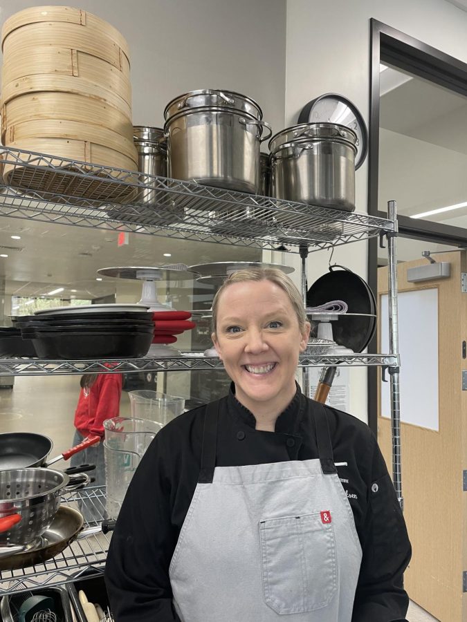 Melanie Hammericksen is Lincoln’s culinary arts teacher. She is hopeful that the culinary industry will continue to have better gender representation.