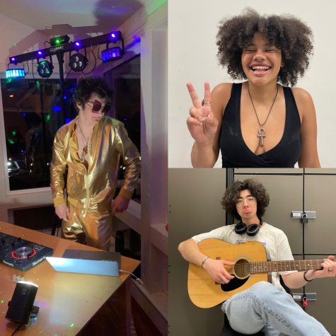 Sebi Morse (left), Siri Izora (top right) and Mathieu Dupeyroux (bottom right) plan to take a gap year post-graduation to pursue their passions and expand on hobbies.