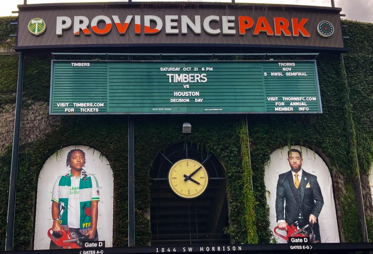 Providence+Park+is+home+of+both+the+Timbers+and+Thorns%2C+and+employs+many+Lincoln+students.