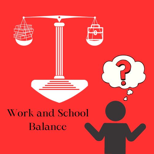  Students with part-time jobs struggle to find the balance between schoolwork and working part time.