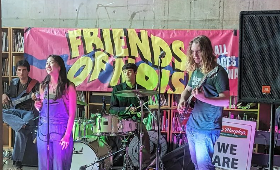 A band involved with Friends of Noise performs. Courtesy of Friends of Noise.