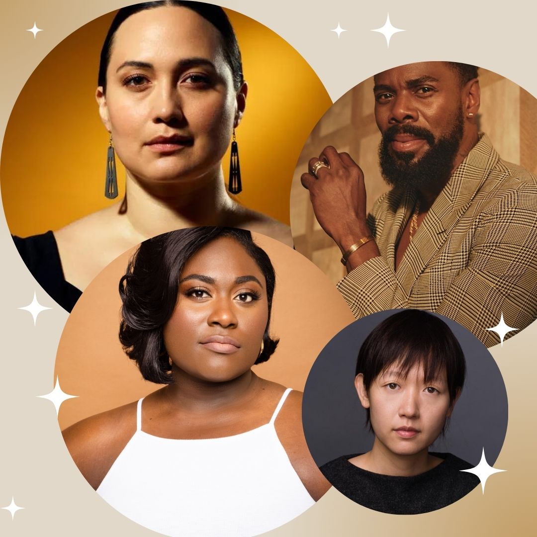 These Oscar nominees are making history (starting with top left) Lily Gladstone is nominated for Best Actress, Colman Domingo is nominated for Best Actor, Celine Songs film Past Lives is nominated for Best Picture and Danielle Brooks is nominated for Best Supporting Actress.