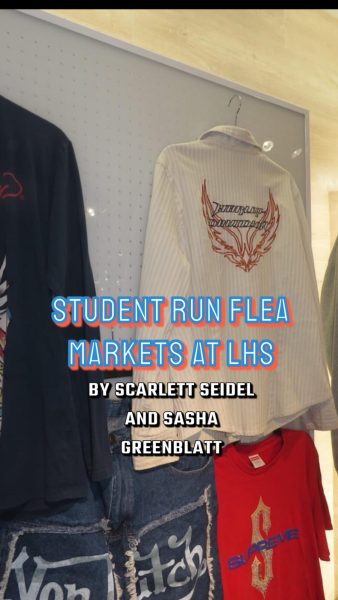Students selling at flea markets