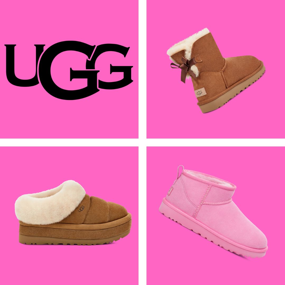 Ugg+features+a+diverse+line+of+boots+and+slippers+including+the+Mini+Bailey+Bow+II+Boots+%28top+right%29%2C+the+Tazzlita+Slippers+%28bottom+left%29+and+the+Classic+Ultra+Mini+Boots+%28bottom+right%29.