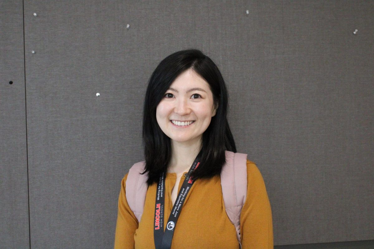 Mo Wang is a new Mandarin teacher working part-time at Lincoln. She enjoys playing music and playing with her new dog. 