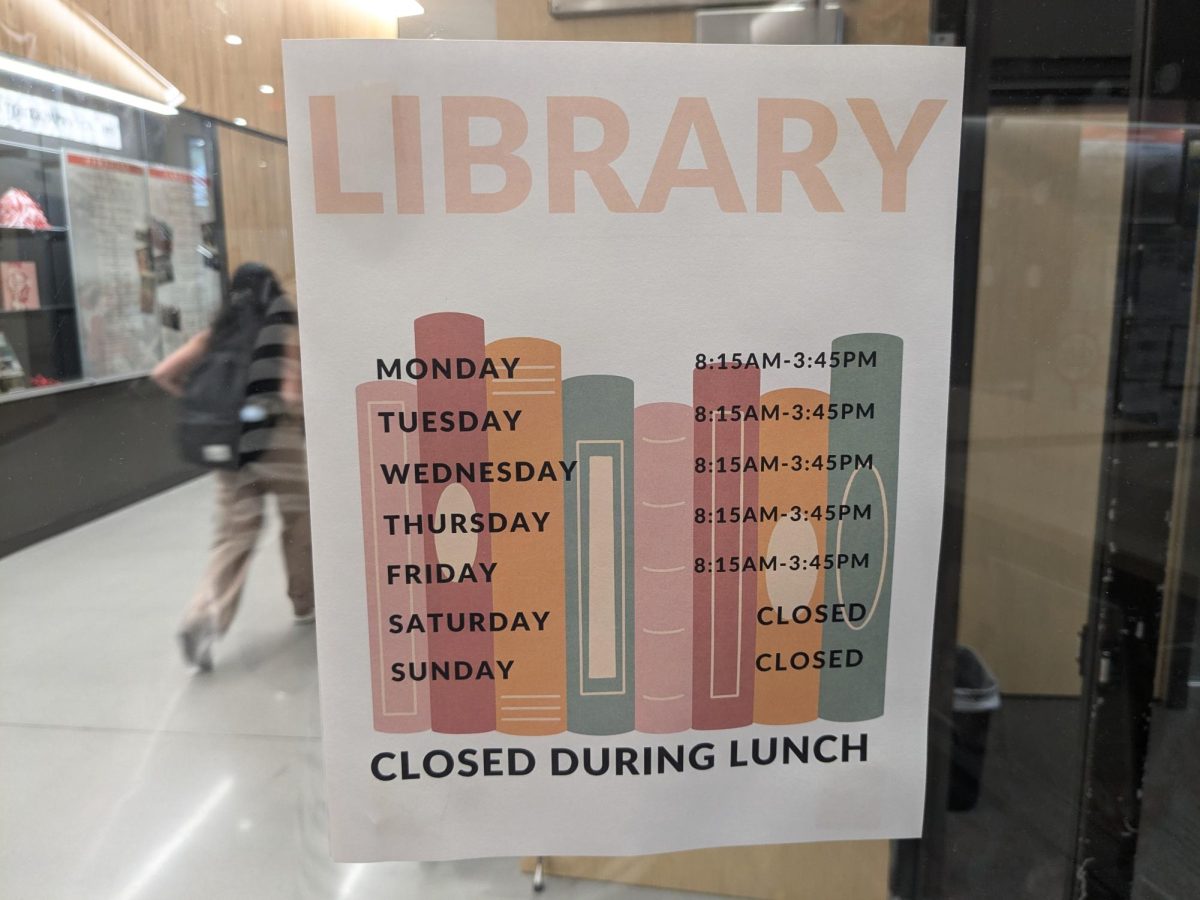 Lincoln staff push for increased state funding as district financial constraints force the school library and other programs to reduce services.