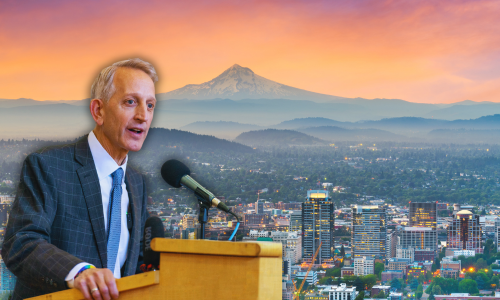 Portland Mayor-Elect Keith Wilson, has many priorities for his time in office. Many of his policies, according to his campaign website, focus on ending unsheltered homelessness, restoring public safety and creating a more effective local government. 