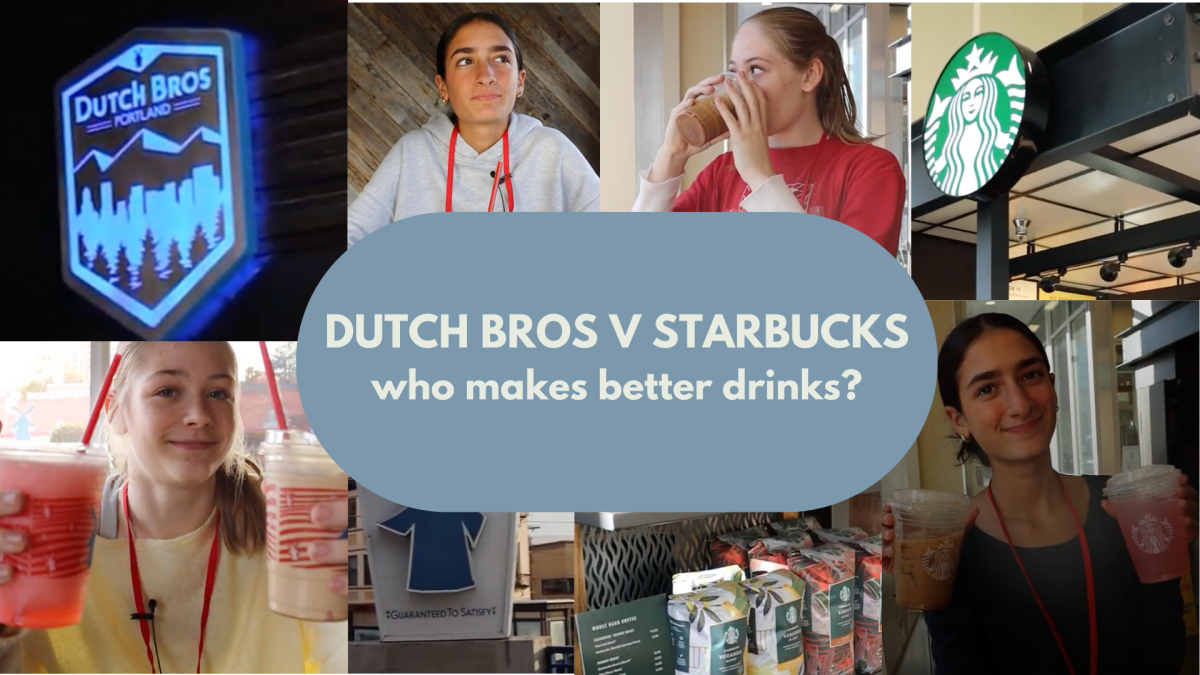 Reporters Maille Shah and Lily Mather take on the halls of Lincoln to ask students whether they prefer Dutch Bros or Starbucks. They also put the rivalry to the test by sampling both drinks themselves and sharing their verdicts.