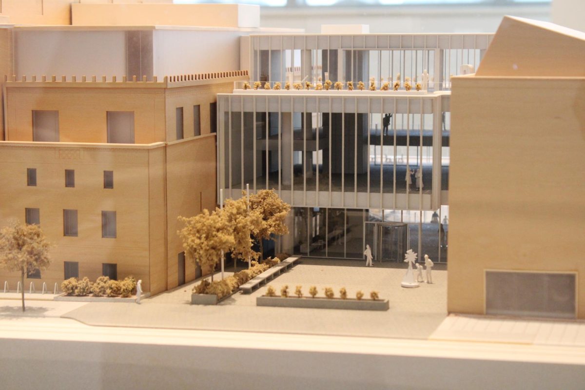 Architects built a model of what the Portland Art Museum will look like after the addition of The Rothko Pavilion. The model will be displayed in the entrance of the museum in February.