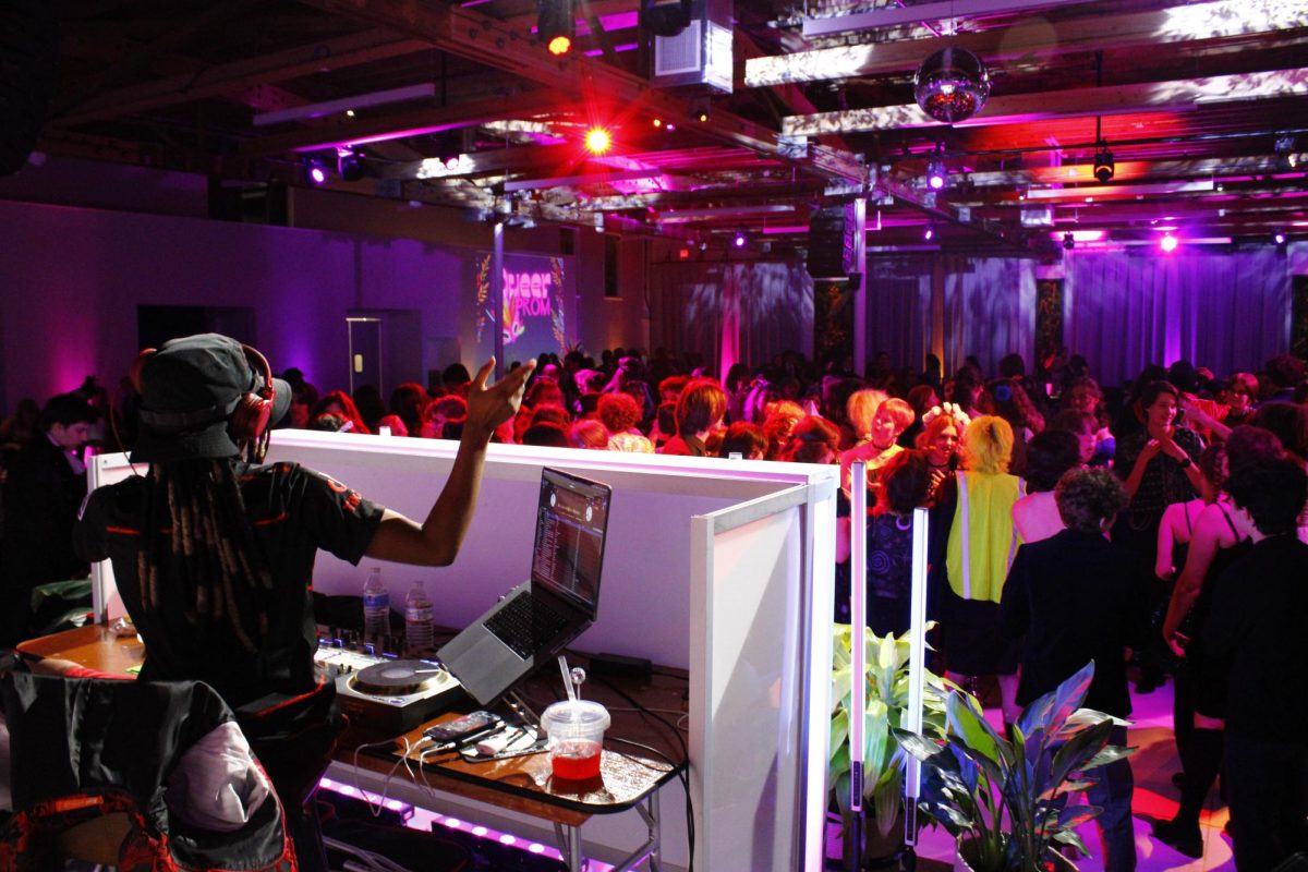 Students light up the dance floor singing along to modern hits.