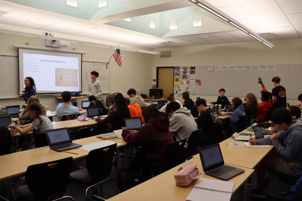 Steven Scovilles’ health class reaches capacity as students fill all 39 desks. By Jasa Lindsey
