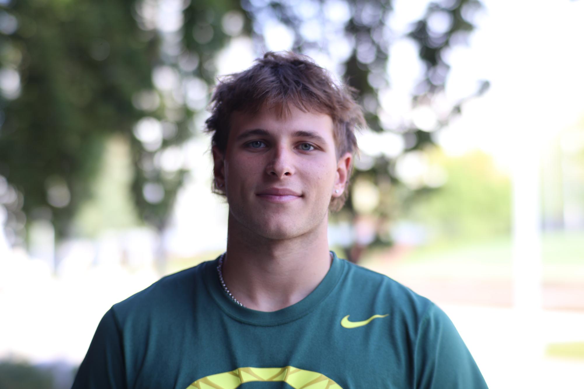 Junior Leonardo Correani is a captain for the football team.