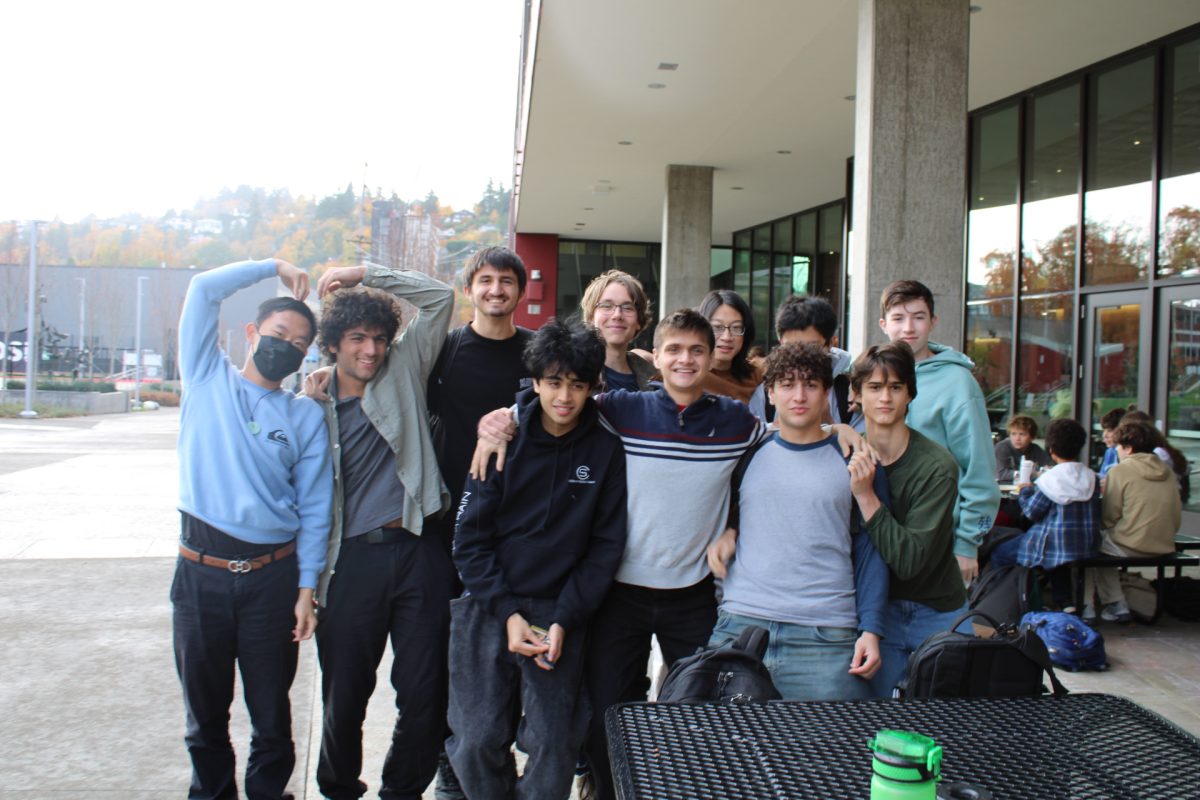 Seniors Kirin Cowell-Shah and Daniel Sutanto say their friend group bonds over shared humor, clubs, the IB diploma and having “maybe too lively” debates over politics. By Hana Fares