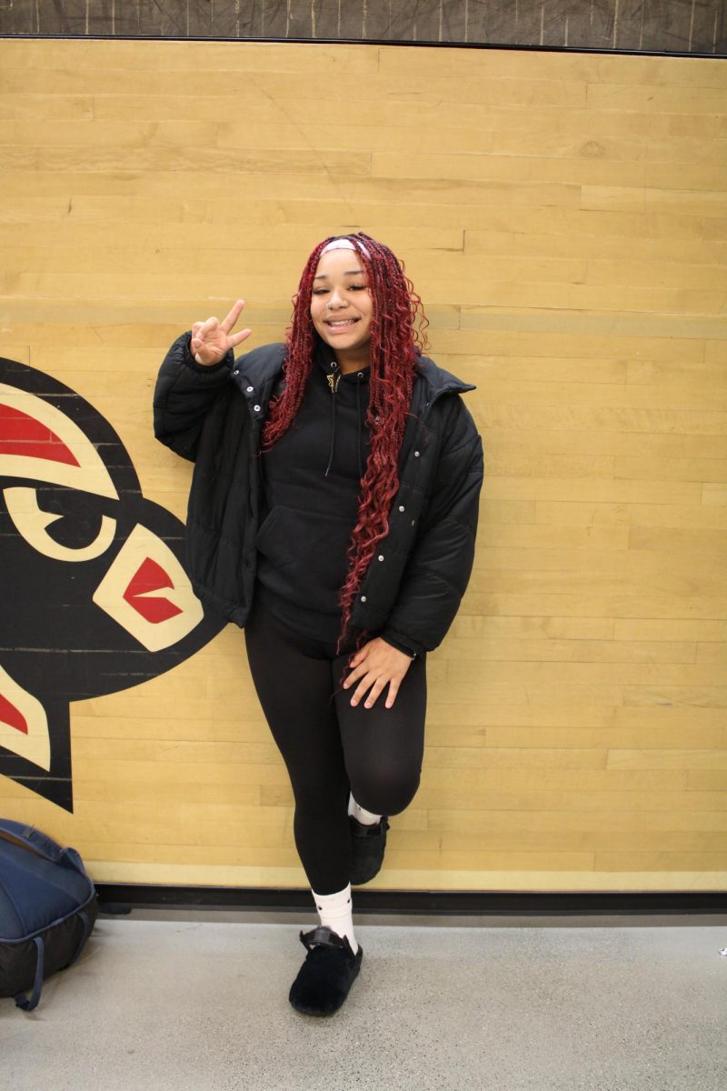 Eniya Taylor, a junior at Lincoln High School rocking a cute and comfy fit. By Ceriya Stewart