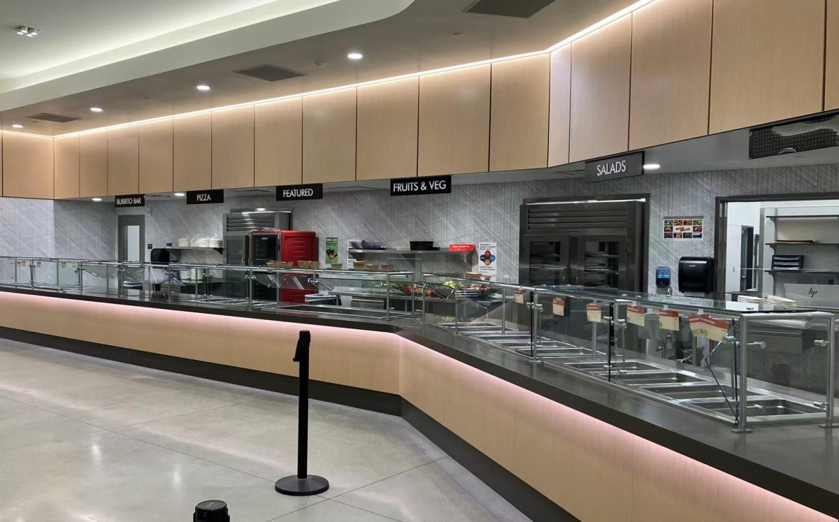 The cafeteria staff meticulously cleans after each service. By Sirena Chen