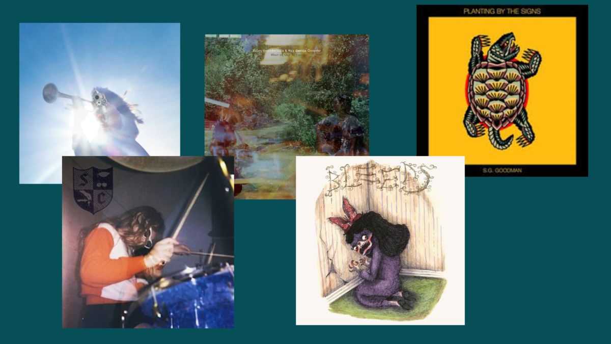 Five of my favorite albums of 2025, including “Getting Killed,” “Planting by the Signs,” “What of our Nature,” “Bleeds” and “Snocaps.”