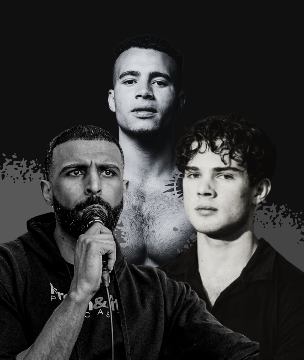  Myron Gaines, “HSTikkyTokky” and “Clavicular” are all prominent manosphere influencers. By Meghan Whitten
